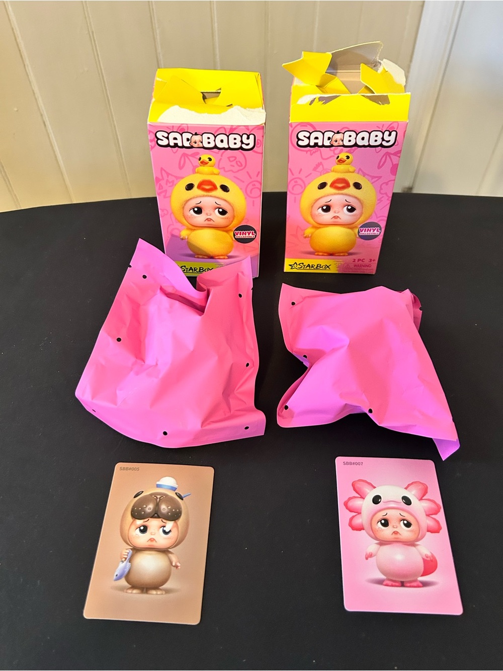 Two ZURU SadBaby Animals Series 1 -Unopened Axolotl And Walrus Collectibles